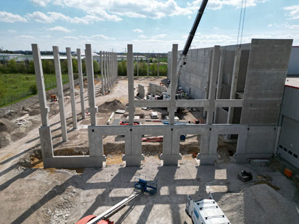 PBS Logitek Deutschland GmbH Anbau Lagerhalle mit Büro-/Sozialeinbauten