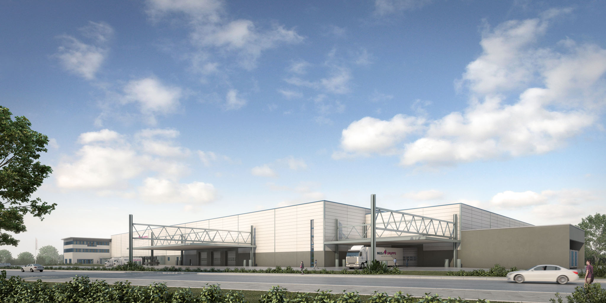 Logistikzentren + Lagerhallen